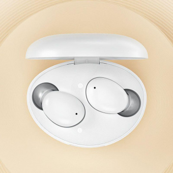 Гарнитура вкладыши QCY T16 белый беспроводные bluetooth в ушной раковине от магазина РЭССИ