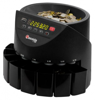 Сортировщик монет Cassida C-100 просмотровый рубли от магазина РЭССИ