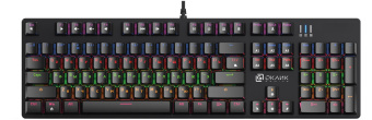 Клавиатура Оклик 990 G2 механическая черный USB Multimedia for gamer LED (1875240) от магазина РЭССИ