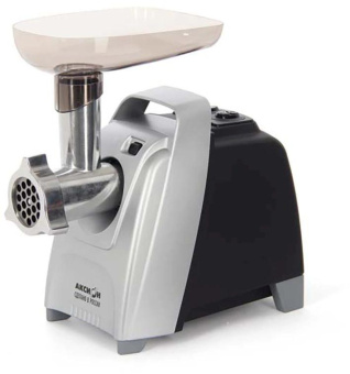 Мясорубка Аксион М 61.01 2000Вт серебристый/черный от магазина РЭССИ