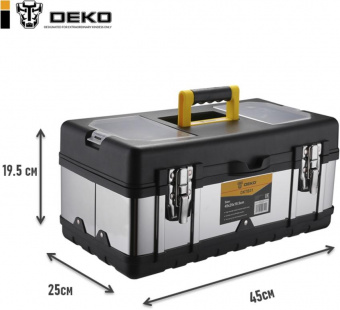 Ящик для инстр. Deko DKTB31 1отд. черный/серый (065-0836) от магазина РЭССИ