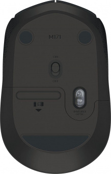 Мышь Logitech M171 черный/серый оптическая (1000dpi) беспроводная USB для ноутбука (2but) от магазина РЭССИ