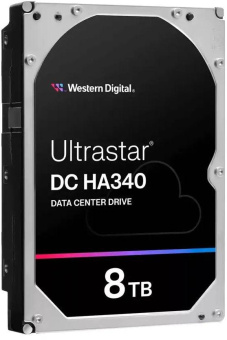 Жесткий диск WD SATA-III 8TB WUS721208BLE604 Ultrastar DC HC340 512E (7200rpm) 256Mb 3.5" от магазина РЭССИ