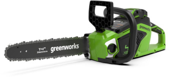 Электрическая цепная пила Greenworks GD40CS15 дл.шины:14" (35cm) 1аккум. 2Ач ЗУ (2005707UA) от магазина РЭССИ