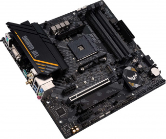 Материнская плата Asus TUF GAMING B550M-E WIFI Soc-AM4 AMD B550 4xDDR4 mATX AC`97 8ch(7.1) GbLAN RAID+VGA+HDMI+DP от магазина РЭССИ