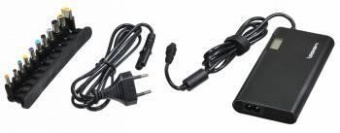 Блок питания Ippon SD90U автоматический 90W 15V-19.5V 11-connectors 4.5A 1xUSB 2.1A от бытовой электросети LСD индикатор от магазина РЭССИ