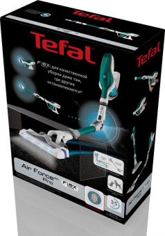 Пылесос ручной Tefal Air Force 360 Flex TY9472WO белый/бирюзовый от магазина РЭССИ