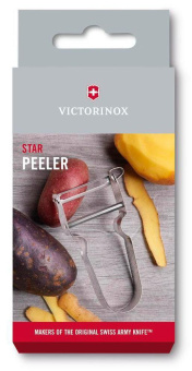 Овощечистка для овощей и фруктов Victorinox Star серебристый карт.кор. (6.0912) от магазина РЭССИ