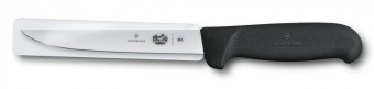 Нож кухонный Victorinox Fibrox (5.6103.15) стальной обвалочный лезв.150мм прямая заточка черный от магазина РЭССИ