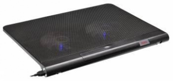 Подставка для ноутбука Buro BU-LCP170-B214 17"398x300x29мм 2xUSB 2x 140ммFAN 926г металлическая сетка/пластик черный от магазина РЭССИ