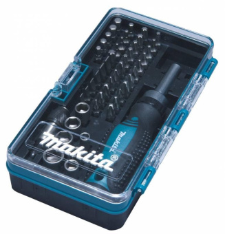 Отвертка Makita B-36170 в компл.:47 предметов жесткий кейс от магазина РЭССИ