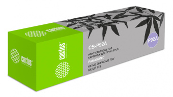Картридж лазерный Cactus CS-P92A KX-FAT92A7 черный (2000стр.) для Panasonic MB263/MB763/MB773 от магазина РЭССИ