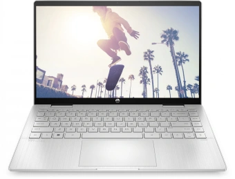 Ноутбук HP Pavilion x360 14-ek2005ci Core 5 120U 16Gb SSD512Gb Intel Graphics 14" IPS Touch FHD (1920x1080) Free DOS silver WiFi BT Cam (A16JVEA) от магазина РЭССИ