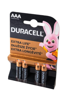 Элемент питания DURACELL BASIC LR03 BL4 от магазина РЭССИ