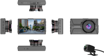 Видеорегистратор Digma FreeDrive 300DW черный 2Mpix 1440x2560 1440p 130гр. от магазина РЭССИ