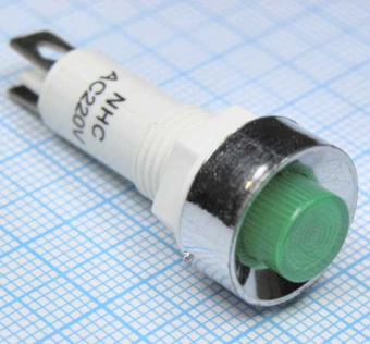 Лампа NHC 220v зеленая от магазина РЭССИ