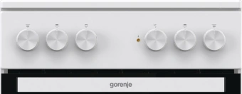 Плита Электрическая Gorenje GEC5A12WG-B белый стеклокерамика (без крышки) от магазина РЭССИ
