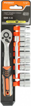 Набор головок Patriot SSR-1/4 12 предметов от магазина РЭССИ