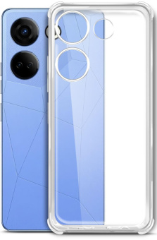Чехол (клип-кейс) BoraSCO для Tecno Camon 20/20 Pro (4G) 72319 прозрачный от магазина РЭССИ