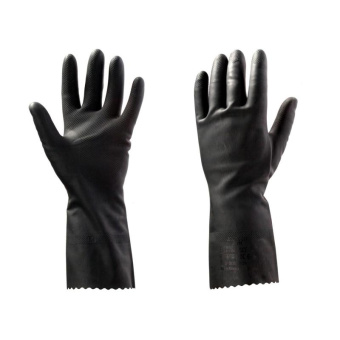 Химостойкие перчатки Jeta Safety 80/50 латекс/неопрен с хлопковым напылением 0.7 мм р. 9/l JNE711-09-L от магазина РЭССИ