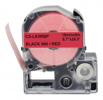 Картридж ленточный Cactus CS-LK5RBP черный для Epson LW400/LW700/LW600P/LW1000P/K400/Z700/Z900 от магазина РЭССИ