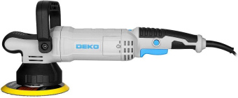 Полировальная машина Deko PDK-1600 PRO 1600Вт 4000об/мин рез.шпин.:M8 d=150мм (085-1065) от магазина РЭССИ