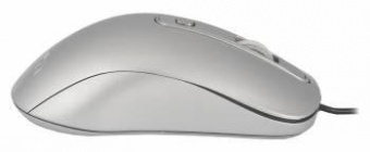 Мышь Оклик 155M серебристый оптическая (1600dpi) USB (4but) от магазина РЭССИ