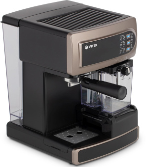 Кофеварка рожковая Vitek VT-1517 1238Вт коричневый от магазина РЭССИ