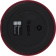 Умная колонка Yandex Станция Мини с часами Алиса красный 10W 1.0 BT 10м (YNDX-00020R) от магазина РЭССИ