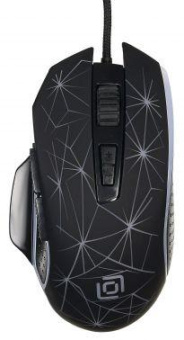 Мышь Оклик 935G STARFALL черный оптическая (3200dpi) USB (8but) от магазина РЭССИ