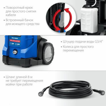 Минимойка Зубр Профессионал АВД-П200 2600Вт от магазина РЭССИ