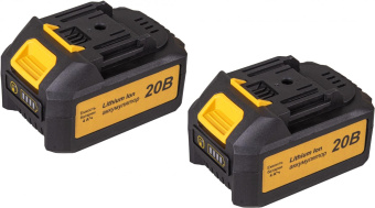 Электрическая цепная пила Huter ELS ELS-20/8-Li-2К-BL дл.шины:8" (20cm) 2аккум. 4Ач ЗУ (70/10/40) от магазина РЭССИ