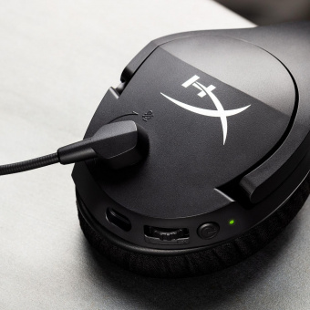 Наушники с микрофоном HyperX Cloud Stinger Core Wireless (CS002) черный мониторные оголовье (4P4F0AA) от магазина РЭССИ