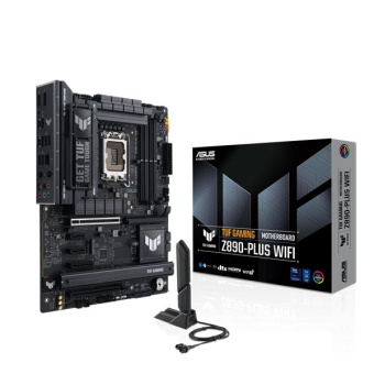 Материнская плата Asus TUF GAMING Z890-PLUS WIFI Soc-1851 Intel Z890 4xDDR5 ATX AC`97 8ch(7.1) 2.5Gg RAID+HDMI+DP от магазина РЭССИ