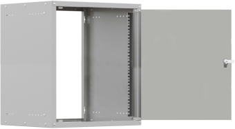 Шкаф коммутационный NTSS Lime (NTSS-WL9U5560GS) настенный 9U 550x600мм пер.дв.стекл несъемн.бок.пан. 30кг серый 110град. IP20 сталь от магазина РЭССИ
