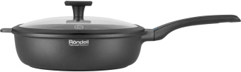 Сотейник Rondell Weiser RDA-1553 d=28см (с крышкой) черный от магазина РЭССИ
