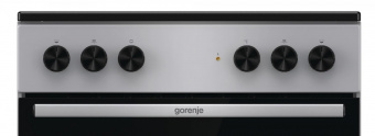 Плита Электрическая Gorenje GEC6A11SG серый стеклокерамика (без крышки) от магазина РЭССИ