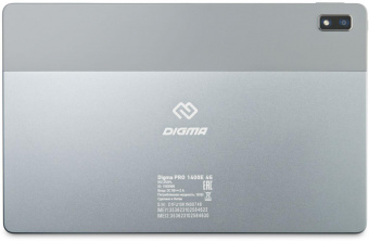 Планшет Digma Pro 1400E 4G Tiger T618 (2.0) 8C RAM4Gb ROM128Gb 10.4" IPS 2000x1200 3G 4G Android 11 темно-серый 13Mpix 5Mpix BT GPS WiFi Touch microSD 128Gb 6000mAh от магазина РЭССИ