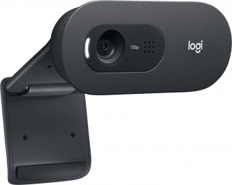 Камера Web Logitech C505 черный 1.2Mpix (1280x720) USB2.0 с микрофоном для ноутбука (960-001364) от магазина РЭССИ