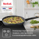 Сковорода Tefal Natural Cook 04234926 круглая 26см ручка несъемная (с крышкой) серый (9100052849) от магазина РЭССИ