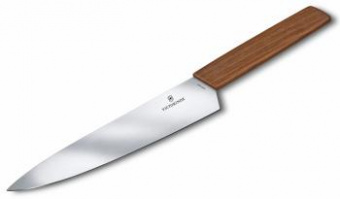 Нож кухонный Victorinox Swiss Modern (6.9010.22G) стальной лезв.220мм дерево блистер от магазина РЭССИ