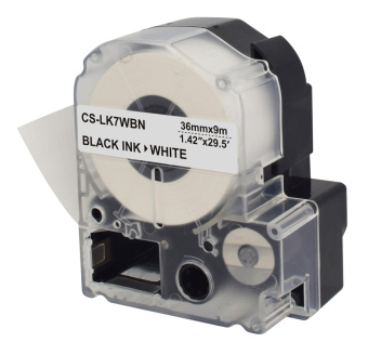 Картридж ленточный Cactus CS-LK7WBN черный для Epson LW1000P/Z700/Z900 от магазина РЭССИ