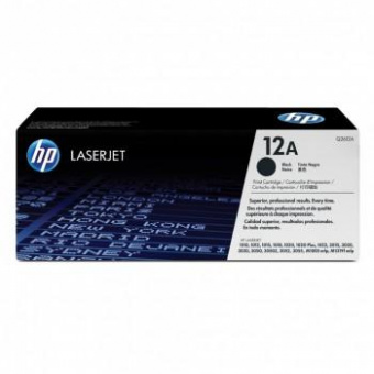 Картридж лазерный HP 12A Q2612A черный (2000стр.) для HP LJ 1010/1012/1015/1018/1020/1022 от магазина РЭССИ