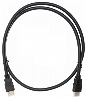 Кабель аудио-видео Cactus CS-HDMI.1.4-1 HDMI (m)/HDMI (m) 1м. Позолоченные контакты черный от магазина РЭССИ
