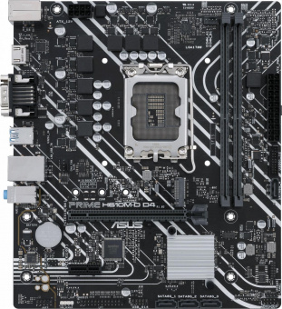 Материнская плата Asus PRIME H610M-D D4 Soc-1700 Intel H610 2xDDR4 mATX AC`97 8ch(7.1) GbLAN+VGA+HDMI от магазина РЭССИ