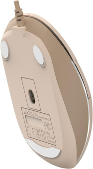 Мышь A4Tech Fstyler FM26 бежевый/коричневый оптическая (1600dpi) USB для ноутбука (4but) от магазина РЭССИ