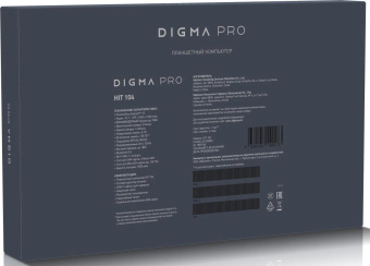 Планшет Digma Pro HIT 104 T606 (1.6) 8C RAM6Gb ROM128Gb 10.1" IPS 1920x1200 LTE 2Sim Android 13 синий 13Mpix 5Mpix BT GPS WiFi Touch microSD 128Gb 7000mAh от магазина РЭССИ
