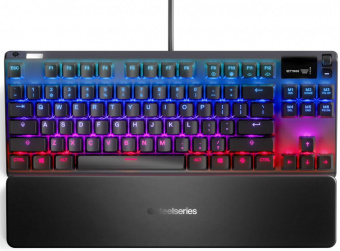 Клавиатура Steelseries Apex Pro TKL механическая черный USB for gamer LED (подставка для запястий) (64734) от магазина РЭССИ