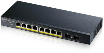 Коммутатор Zyxel GS1900-10HP v2 GS1900-10HP-EU0102F 8G 2SFP 8PoE+ 77W управляемый от магазина РЭССИ