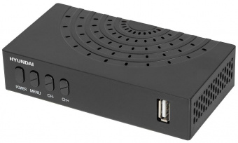 Ресивер DVB-T2 Hyundai H-DVB440 черный от магазина РЭССИ